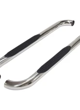 TrailFX 3 Inch Round Bent Pol Stainless Steel Without End Caps Rocker Panel Mount Ford                                     - 1130301091 - Image 2
